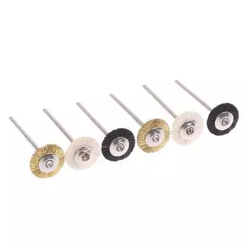 5 шт. стоматологическая полировальная щетка фетровый диск шерсть хлопок полировальные щетки полировщики для вращающихся инструментов A15/25.4MM