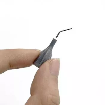 5 шт. стоматологических насадок для доставки 20G Flow Composite Resin Conveyor Flowable Tip Grey Tip Fits Filt