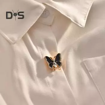 5 шт. Стразы Бабочка пуговицы Чехол без шитья мгновенное удаление Мужчины Женщины Блузки Платья Пальто Шали Рубашки пуговицы Чехол Декоративные запонки