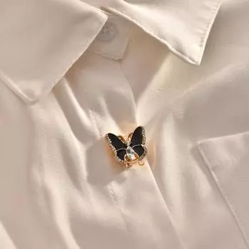 5 шт. Стразы Бабочка пуговицы Чехол без шитья мгновенное удаление Мужчины Женщины Блузки Платья Пальто Шали Рубашки пуговицы Чехол Декоративные запонки