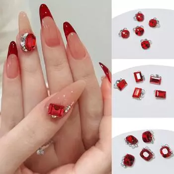 5 шт. Стразы для дизайна ногтей своими руками для украшения маникюра добавят моду вашим ногтям для женщин и девушек Q