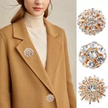 5 шт. Стразы накладки на пуговицы съемные зажимы для пуговиц рубашки модные пуговицы запонки для платья ювелирные изделия декоративные пуговицы C