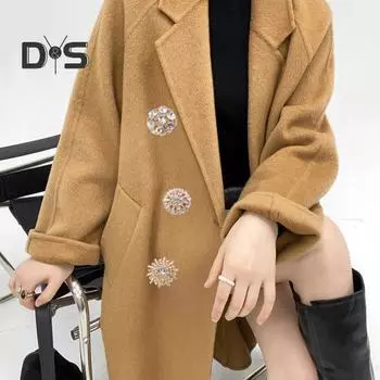 5 шт. Стразы накладки на пуговицы съемные зажимы для пуговиц рубашки модные пуговицы запонки для платья ювелирные изделия декоративные пуговицы A