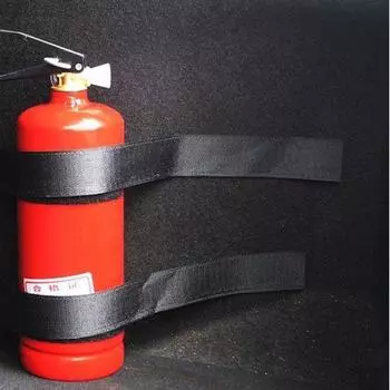 5 шт., сумка для хранения содержимого багажника автомобиля, держатель для быстрого огнетушителя, комплект ремней безопасности 5pcs чёрный