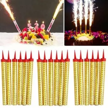 5 шт., свеча на день рождения, бездымная, без запаха, беспламенная декоративная бумага, декоративный торт, свеча на день рождения на день рождения 30cm