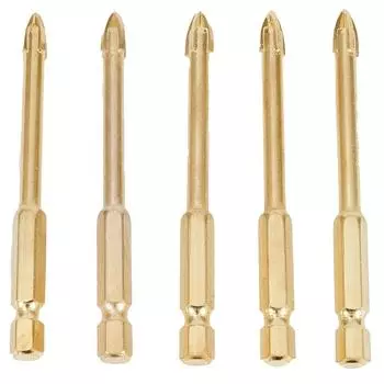 5 шт. сверл для стекла, титана, керамической плитки, мрамора