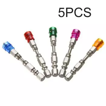 5 шт. Сверла Магнитная отвертка из легированной стали с одной головкой для ремонта креста