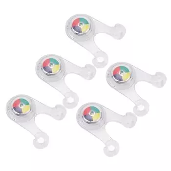 5 шт. Светодиодный сигнальный фонарь безопасности для кемпинга, Декоративный светодиодный фонарь для создания атмосферы для палатки/навеса, Предупреждающий фонарь/лампа, Разноцветный