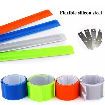 5 шт. светоотражающая ночная защитная повязка на лодыжку, ногу, запястье, руку, велосипед, бег трусцой mix-4pcs