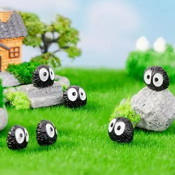 5 шт. светящиеся деревья эльфы садовый декор в горшках бонсай украшения для комнаты One Size чёрный