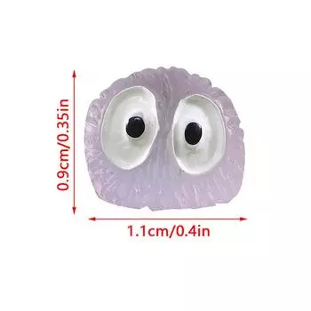 5 шт. светящиеся маленькие черные брикеты кукольный микропейзаж кукольный домик орнамент 5pcs