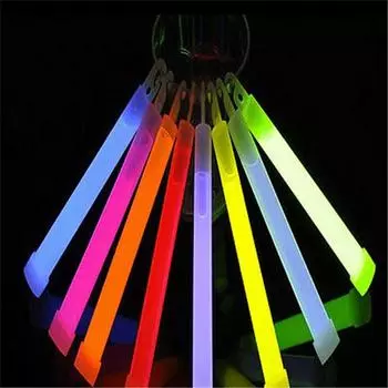 5 шт. светящиеся палочки для рождественской вечеринки, световой декор, разные ремешки, сувениры, неоновый рейв синий