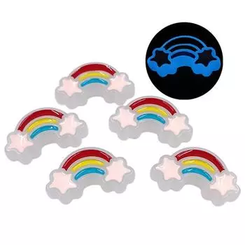 5 шт. светящиеся радужные капли масла, свободные бусины, ювелирные аксессуары, браслет, маркировка, акрил для ожерелья, мода фиолетовый