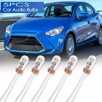 5 шт. T3 14 В 0,56 Вт автомобильная аудиосистема индикаторная лампа приборная панель приборы лампы AU