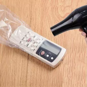 5 шт., термоусадочная пленка, прозрачная защитная крышка для видео, ТВ, кондиционера, пульта дистанционного управления, домашний пылезащитный водонепроницаемый защитный чехол, новый 5pcs/set прозрачный