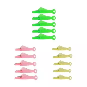 5 шт. тип рыбы, ручная швейная игла, нитевдеватель, вышивка, ручная работа, крючок для ниток «сделай сам» зелёный