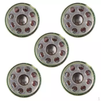 5 шт., тонкий круглый динамик, маленький трубчатый громкоговоритель, 32 Ом, 2 МВт ~ 3 МВт, 4,0 мм x 10 мм, наушники