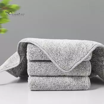 5 шт. тряпка из бамбукового волокна, супер водопоглощающие, утолщенные, безворсовые, мягкие, устойчивые к разрыву, маслостойкие подушечки для мытья посуды, кухонные полотенца 20x20cm