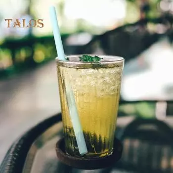 5 шт., трубочка для питья, закаленный наконечник, без запаха, полезный аксессуар для вечеринки, бара, цветные соломинки, ежедневное использование 5pcs фиолетовый