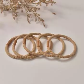 5 шт. Твиловые высокоэластичные резиновые резинки для волос Корейские простые резинки для волос Эластичные женские резинки для волос Скранчи Держатель для хвостика