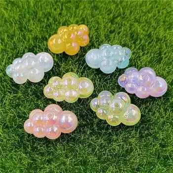 5 шт., УФ-призрачное облако, дуэт, бусины, заколка для волос, ювелирный материал, браслет, ожерелье, модные аксессуары ручной работы «сделай сам» розовый