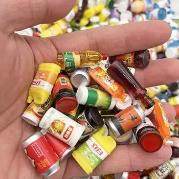 5 шт., украшение для кукольного дома, мини-бутылка, модель, реквизит для съемки сцены