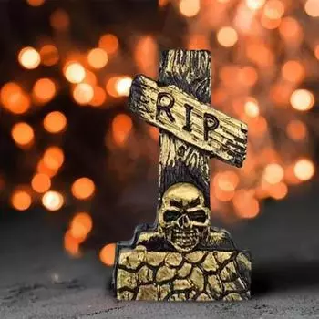 5 шт., украшения для Хэллоуина, создают атмосферу, надгробие, садовое украшение, украшения тонкой работы для вечеринок, фестивалей чёрный
