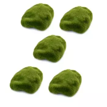 5 шт. Украшения Ландшафтный дизайн Декоративная имитация Мох Шар Аквариум Растения Аквариум Украшения 8cm