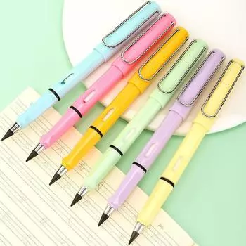 5 шт., ультра-прочный неограниченный цвет, карандаш с металлическим наконечником, новинка, ручка без чернил, инструмент для рисования эскизов, канцелярские принадлежности, школьные принадлежности