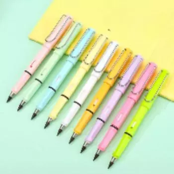 5 шт., ультра-прочный неограниченный цвет, карандаш с металлическим наконечником, новинка, ручка без чернил, инструмент для рисования эскизов, канцелярские принадлежности, школьные принадлежности