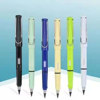 5 шт., ультра-прочный неограниченный цвет, карандаш с металлическим наконечником, новинка, ручка без чернил, инструмент для рисования эскизов, канцелярские принадлежности, школьные принадлежности