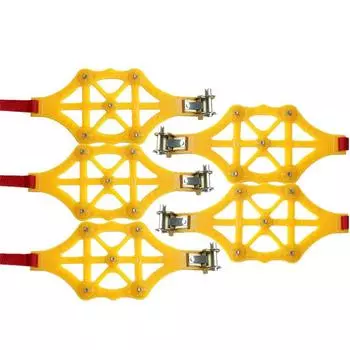 5 шт. Универсальные гвозди из говяжьей жилы из марганцевой стали Утолщенные ТПУ Аварийные цепи для шин Цепи противоскольжения Цепи противоскольжения Ремень для автомобиля