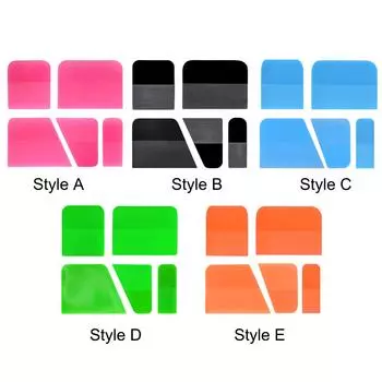 5 шт. универсальных скребков PPF, аксессуары для защитной пленки для зеркальной краски оранжевый