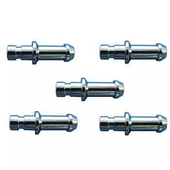 5 шт. Универсальный металлический разъем для дыхательных путей с конусом Люэра, разъем для манжеты НИАД, переходник для воздушного шланга, подходит для шланга диаметром 4 мм с внутренним диаметром 5 мм