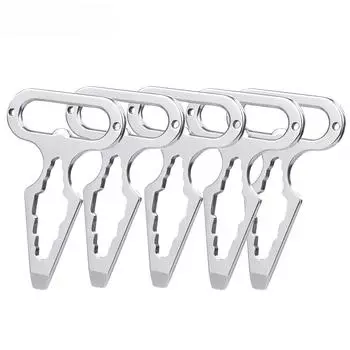 5 шт./упак. брелок для ключей, средства самообороны, средства защиты, открывалка для бутылок из нержавеющей стали, личная оборона, безопасность