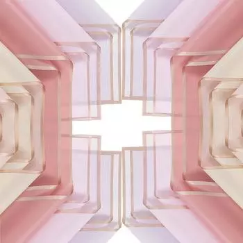 5 шт./упак. Цветочная упаковочная бумага с золотой каймой, роза 58 * 58 см, полупрозрачная подарочная упаковка, флористический упаковочный материал для букетов