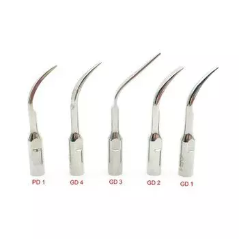 5 шт./упак., насадки для удаления перио скалера, подходят для стоматологического оборудования DTE Satelec GD1 GD2 GD3 GD4 PD1