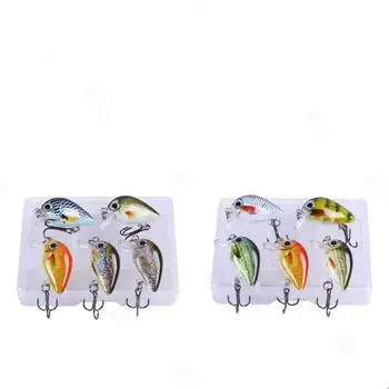 5 шт./упак. пластиковая рыболовная приманка 1,5 г бионическая мини-приманка рыболовные аксессуары Set 3