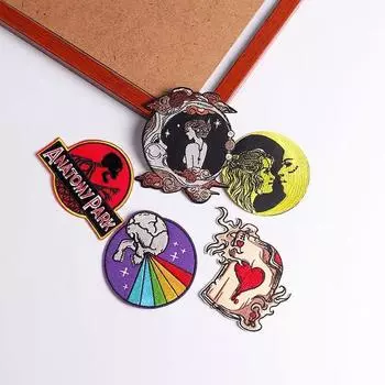 5 шт./упак. плавкая нашивка с вышивкой, утюговые заплатки для одежды, термоклеевые заплатки для курток, джинсов, рюкзак, гладильная заплатка для шитья