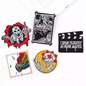 5 шт./упак. плавкая нашивка с вышивкой, утюговые заплатки для одежды, термоклеевые заплатки для курток, джинсов, рюкзак, гладильная заплатка для шитья