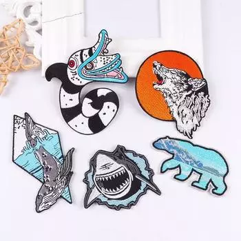 5 шт./упак. плавкая нашивка с вышивкой, утюговые заплатки для одежды, термоклеевые заплатки для курток, джинсов, рюкзак, гладильная заплатка для шитья