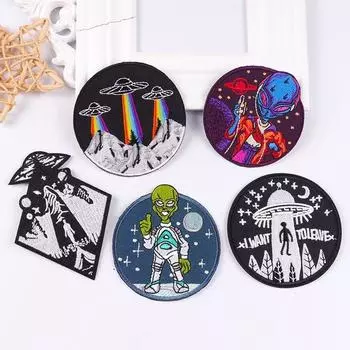 5 шт./упак. плавкая нашивка с вышивкой, утюговые заплатки для одежды, термоклеевые заплатки для курток, джинсов, рюкзак, гладильная заплатка для шитья
