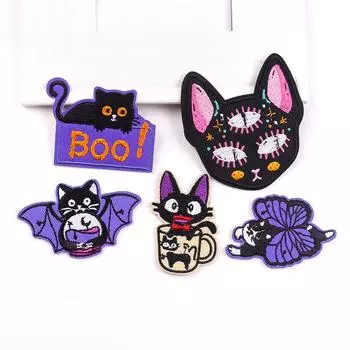 5 шт./упак. плавкая нашивка с вышивкой, утюговые заплатки для одежды, термоклеевые заплатки для курток, джинсов, рюкзак, гладильная заплатка для шитья