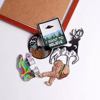 5 шт./упак. плавкая нашивка с вышивкой, утюговые заплатки для одежды, термоклеевые заплатки для курток, джинсов, рюкзак, гладильная заплатка для шитья