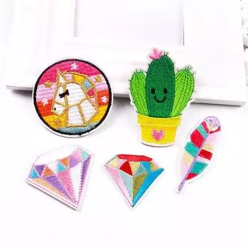 5 шт./упак. плавкая нашивка с вышивкой, утюговые заплатки для одежды, термоклеевые заплатки для курток, джинсов, рюкзак, гладильная заплатка для шитья