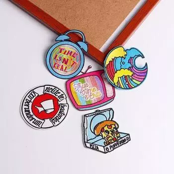 5 шт./упак. плавкая нашивка с вышивкой, утюговые заплатки для одежды, термоклеевые заплатки для курток, джинсов, рюкзак, гладильная заплатка для шитья