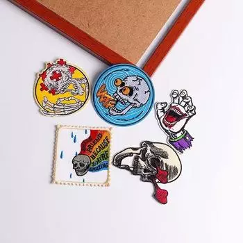 5 шт./упак. плавкая нашивка с вышивкой, утюговые заплатки для одежды, термоклеевые заплатки для курток, джинсов, рюкзак, гладильная заплатка для шитья
