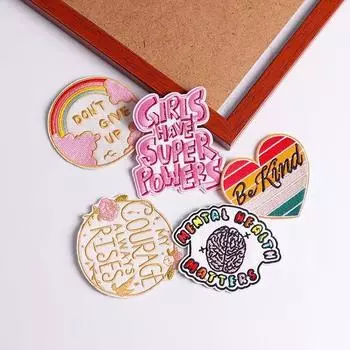 5 шт./упак. плавкая нашивка с вышивкой, утюговые заплатки для одежды, термоклеевые заплатки для курток, джинсов, рюкзак, гладильная заплатка для шитья