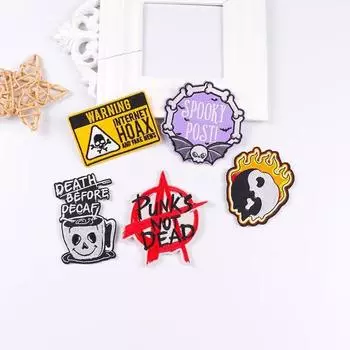 5 шт./упак. плавкая нашивка с вышивкой, утюговые заплатки для одежды, термоклеевые заплатки для курток, джинсов, рюкзак, гладильная заплатка для шитья