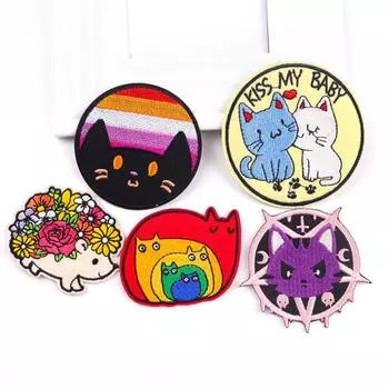 5 шт./упак. плавкая нашивка с вышивкой, утюговые заплатки для одежды, термоклеевые заплатки для курток, джинсов, рюкзак, гладильная заплатка для шитья